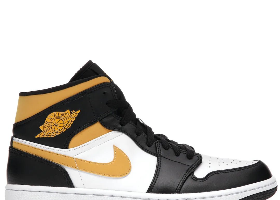 Nike Air Jordan 1 Mid White Pollen Black