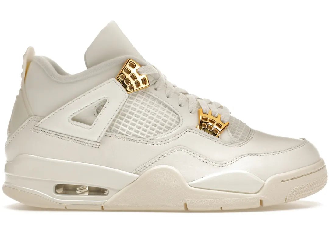 Nike Air Jordan 4 Retro Dorado Metalico PLUGSNEAKRS