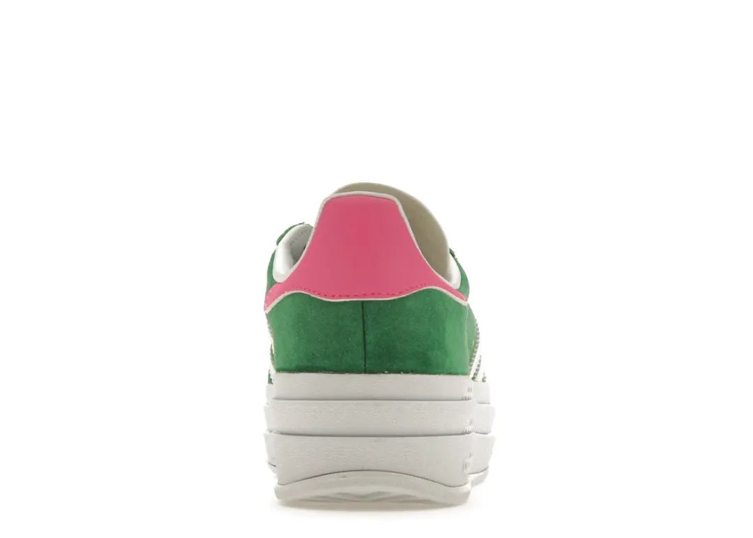 Adidas Gazelle Bold Green Lucid Pink - PLUGSNEAKRS