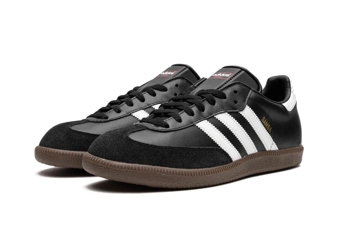 Adidas Samba Leather Black White - PLUGSNEAKRS