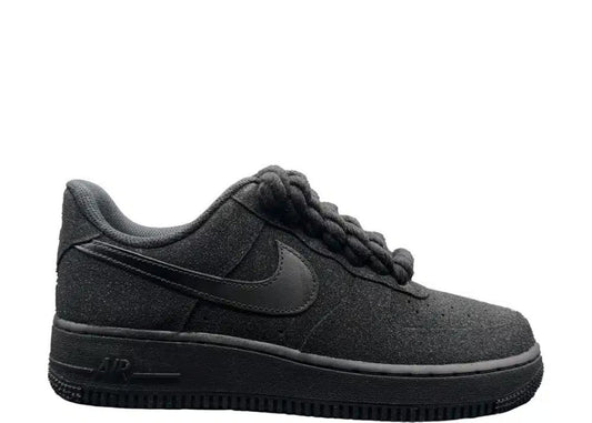 Nike Air Force 1 Cadarços de Corda Preto