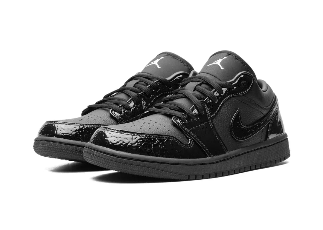 Jordan 1 Low SE Patent Elephant Black (Women's)