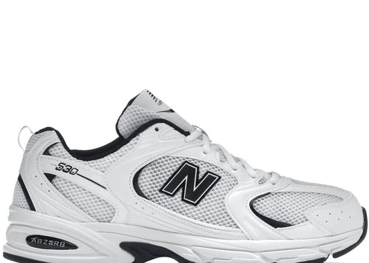 New Balance 530 White Black Details - PLUGSNEAKRS