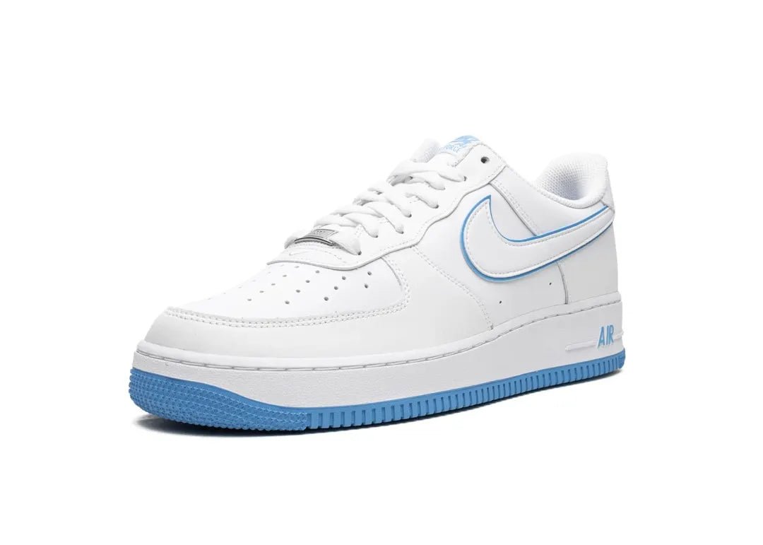 Nike Air Force 1 '07 Low White University Blue Sole - PLUGSNEAKRS