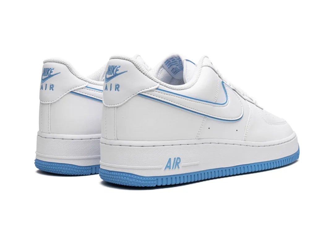 Nike Air Force 1 '07 Low White University Blue Sole - PLUGSNEAKRS