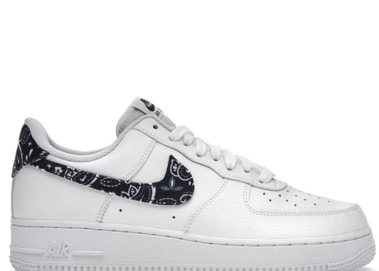Nike Air Force 1 Low '07 Essential White Black Paisley - PLUGSNEAKRS