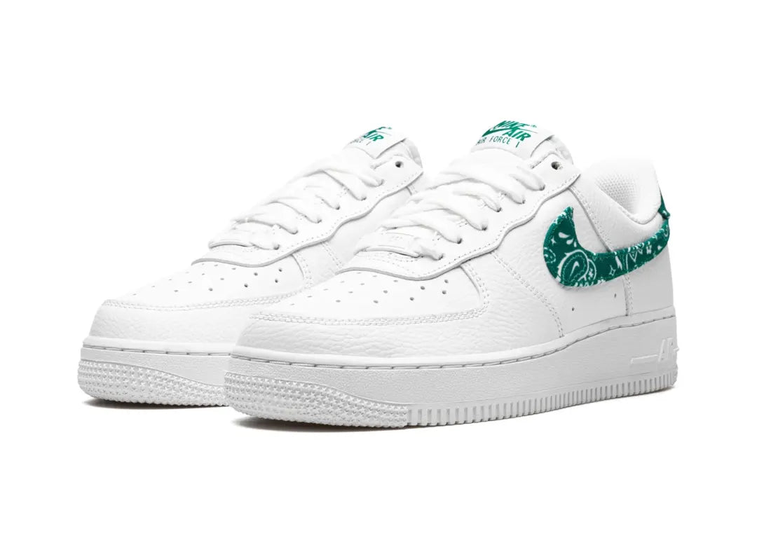 Nike Air Force 1 Low '07 Essential White Green Paisley (W) - PLUGSNEAKRS