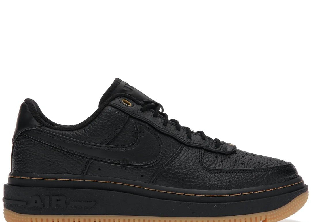 Nike Air Force 1 Low Luxe Black Gum - PLUGSNEAKRS