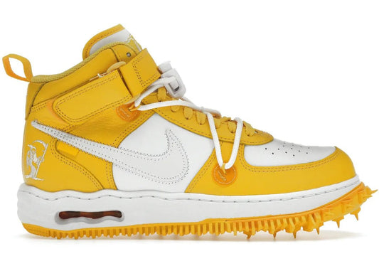 Nike Air Force 1 Mid SP Off-White Varsity Maize - PLUGSNEAKRS