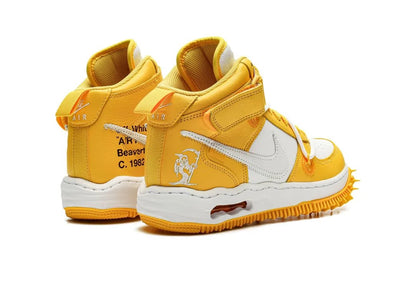 Nike Air Force 1 Mid SP Off-White Varsity Maize - PLUGSNEAKRS