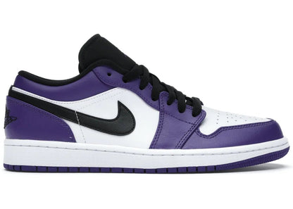 Nike Air Jordan 1 Low Court Purple White - PLUGSNEAKRS