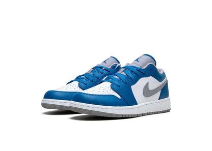 Nike Air Jordan 1 Low True Blue (GS) - PLUGSNEAKRS