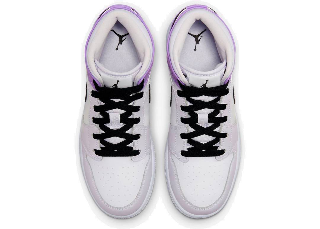 Nike Air Jordan 1 Mid Barely Grape (GS) - PLUGSNEAKRS