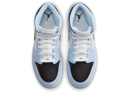 Nike Air Jordan 1 Mid Ice Blue - PLUGSNEAKRS