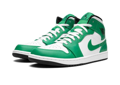 Nike Air Jordan 1 Mid Lucky Green - PLUGSNEAKRS