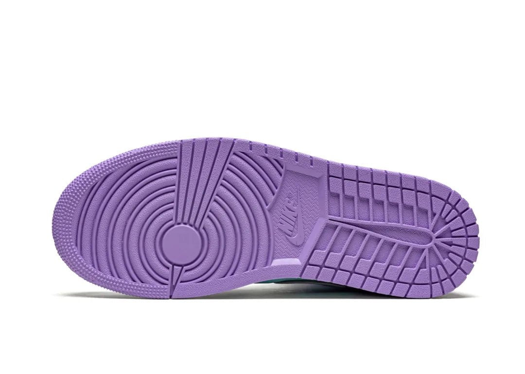 Nike Air Jordan 1 Mid Purple Aqua - PLUGSNEAKRS