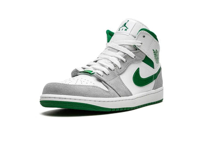 Nike Air Jordan 1 Mid SE Grey Green - PLUGSNEAKRS