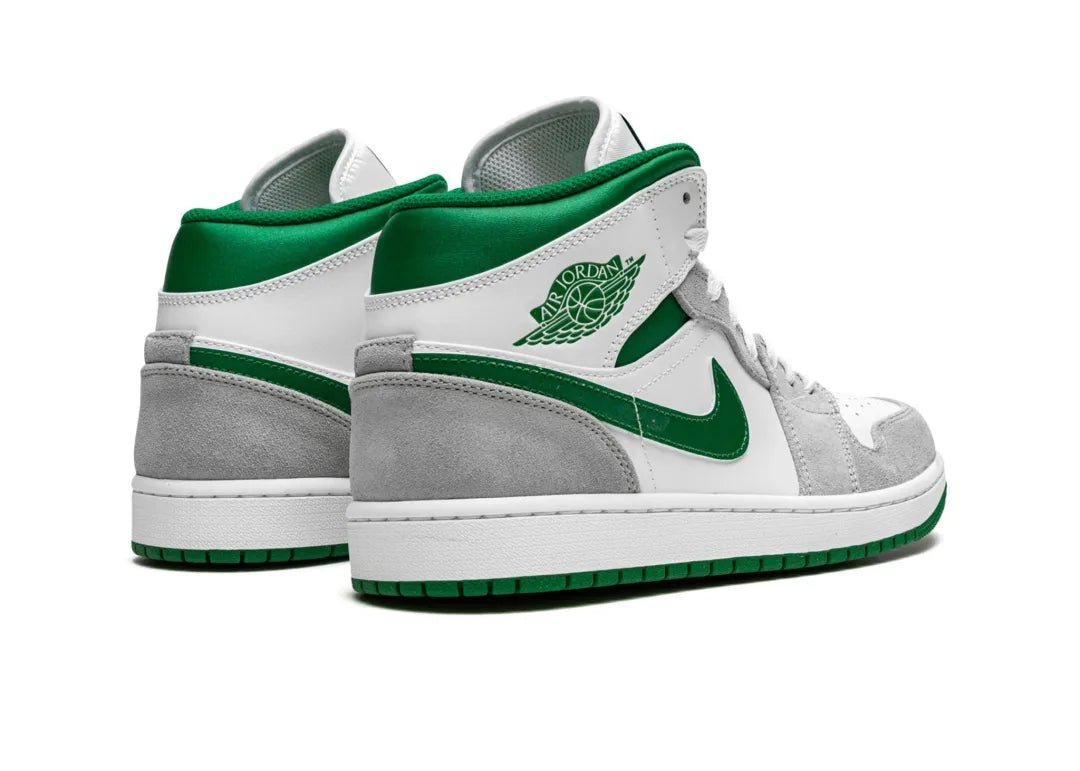 Nike Air Jordan 1 Mid SE Grey Green - PLUGSNEAKRS