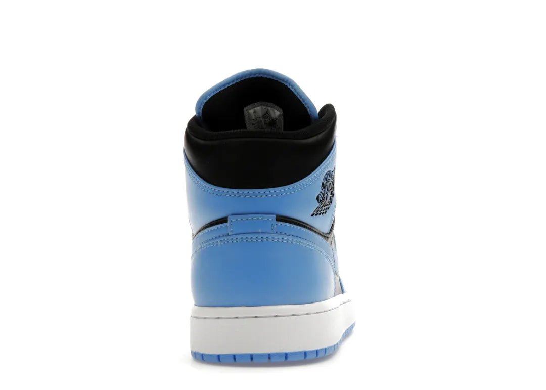 Nike Air Jordan 1 Mid University Blue Black - PLUGSNEAKRS