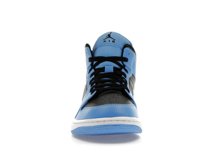 Nike Air Jordan 1 Mid University Blue Black - PLUGSNEAKRS