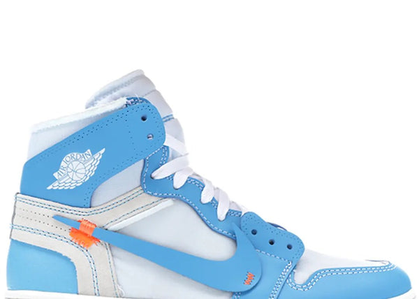 Nike air jordan 1 off white blue on sale