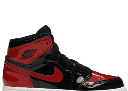 Nike Air Jordan 1 Retro High OG Patent Bred (PS) - PLUGSNEAKRS