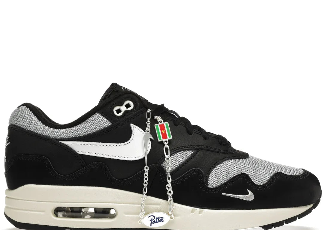 Nike Air Max 1 Patta Waves Black (with Bracelet) - PLUGSNEAKRS