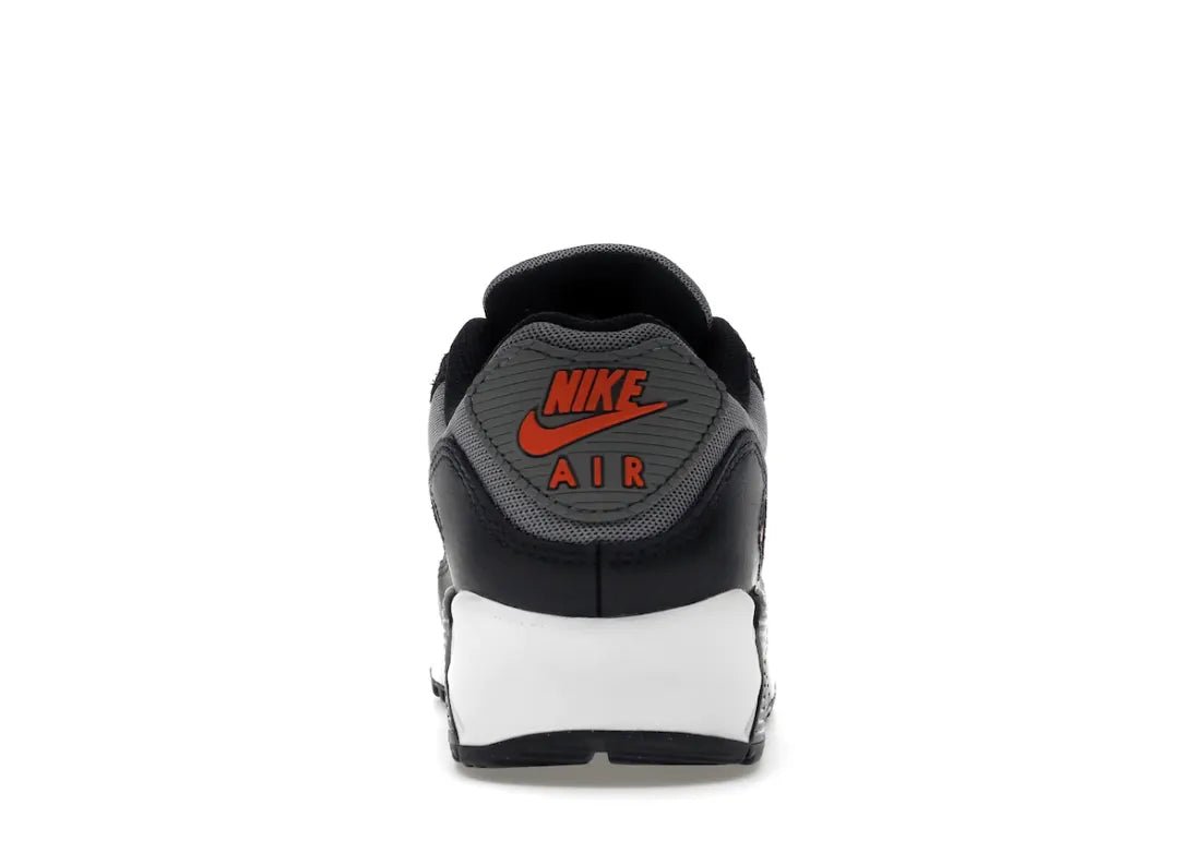 Nike Air Max 90 Grey Black Red - PLUGSNEAKRS