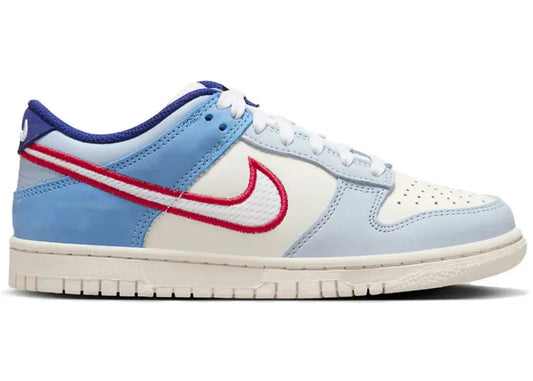 Nike Dunk Low Armory Blue Red Mesh