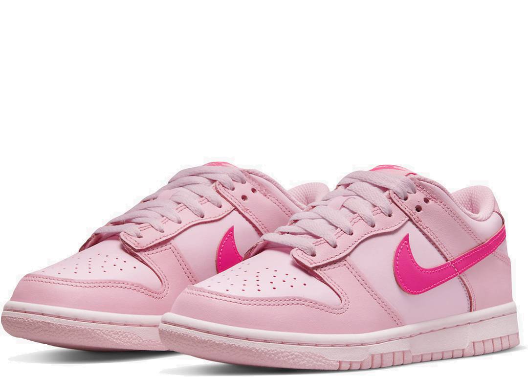 Nike Dunk Low Triple Pink (GS) - PLUGSNEAKRS