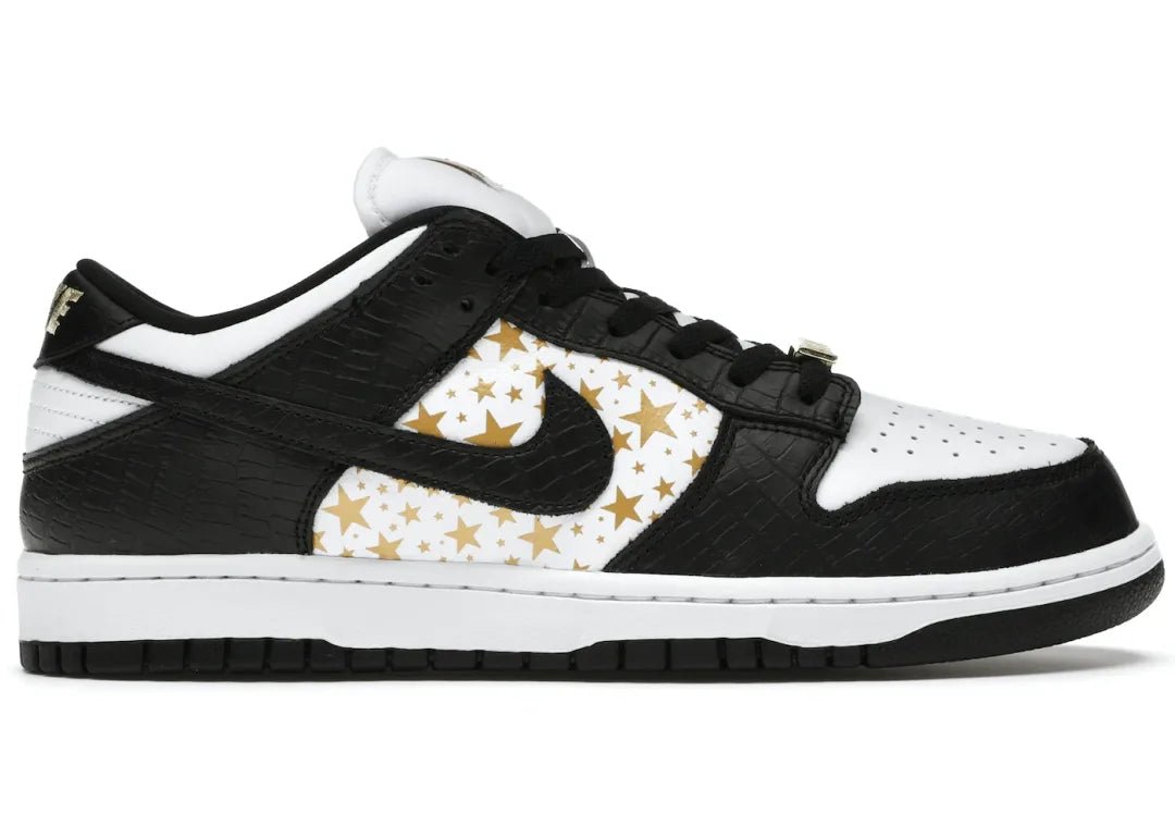 Nike SB Dunk Low Supreme Stars fekete