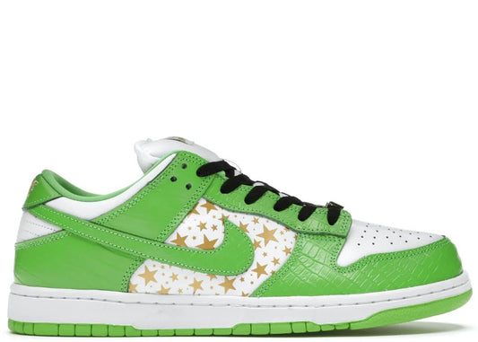 Nike SB Dunk Low Supreme Stars Mean Green - PLUGSNEAKRS